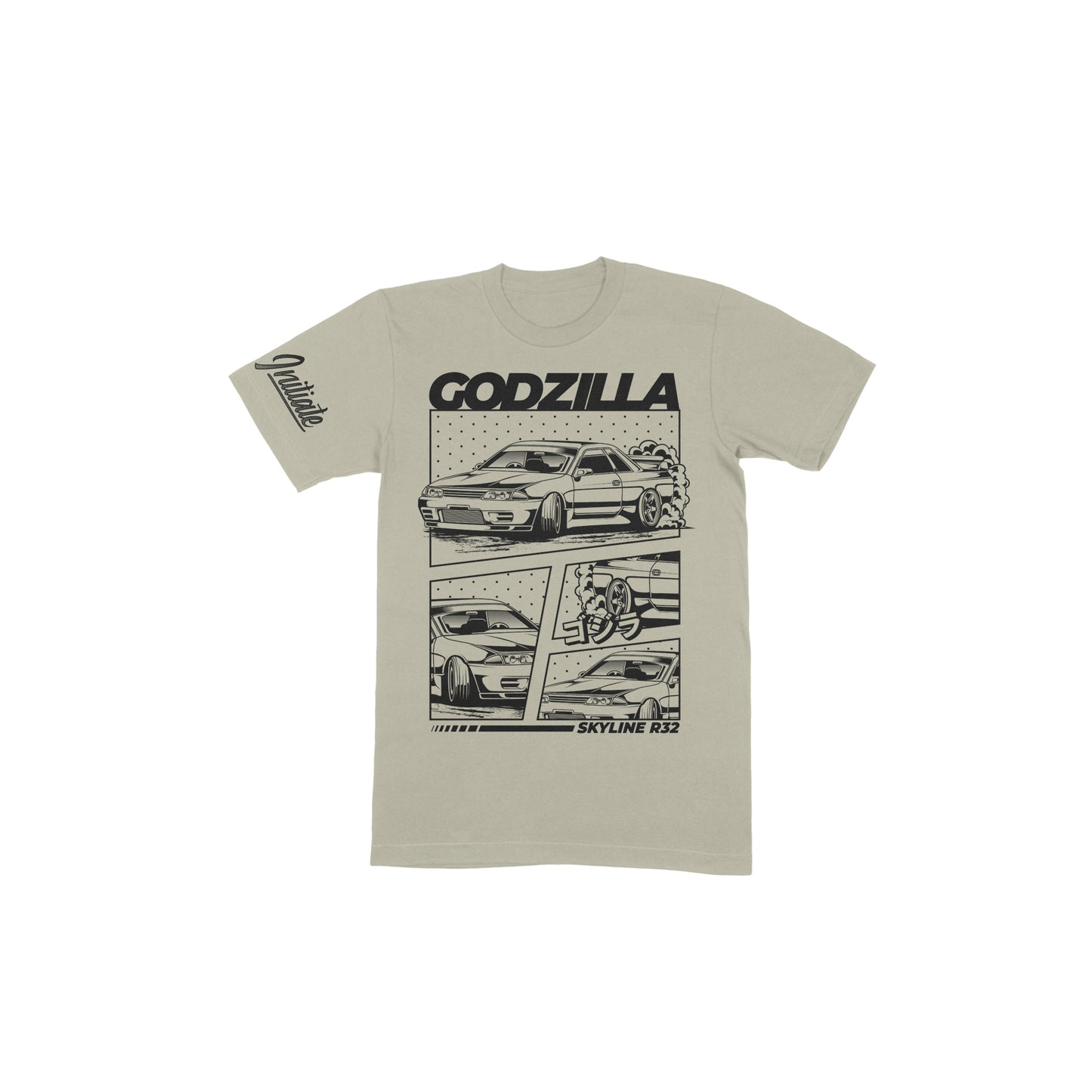 KHAKI GODZILLA TEE